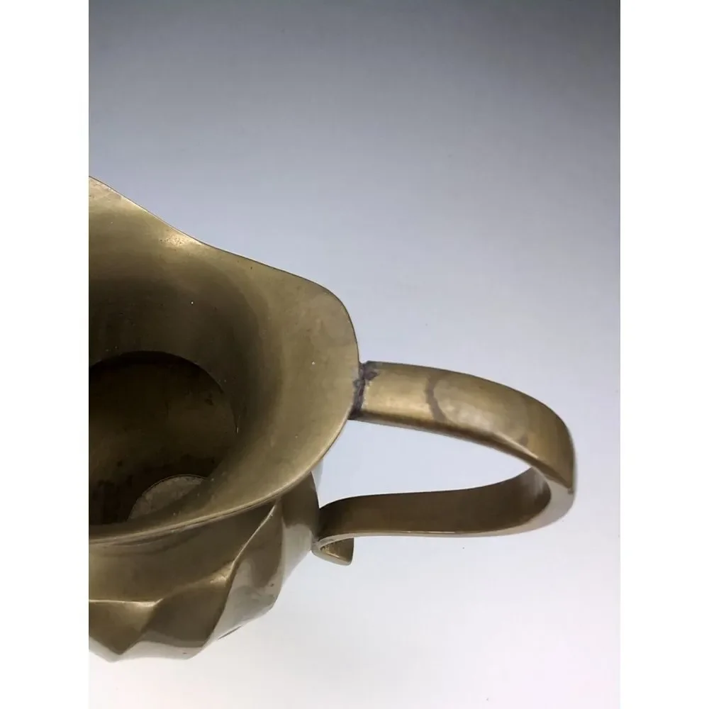 Vintage Brass Creamer Pitcher Made In India 4.5